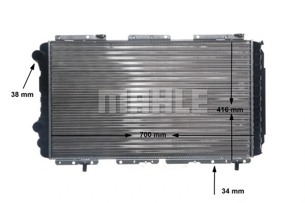 Radiator, engine cooling