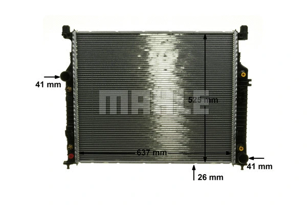 Radiator, engine cooling
