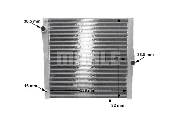 Radiator, engine cooling