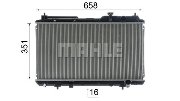 Radiator, engine cooling