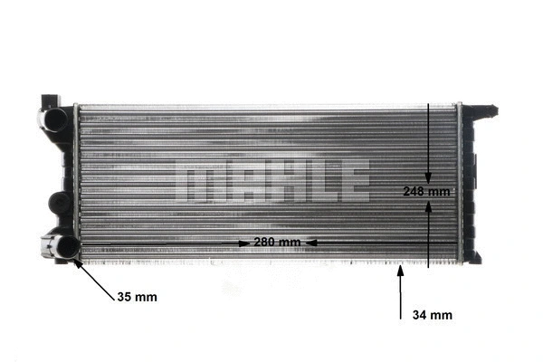 Radiator, engine cooling