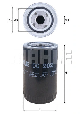 Oil Filter (OC 202)