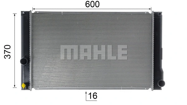 Radiator, engine cooling