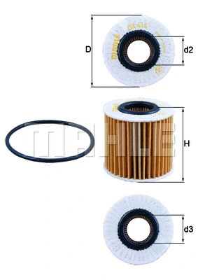 Oil Filter (OX 414D2)