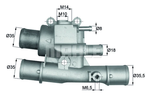 Thermostat, coolant (TI 124 88)