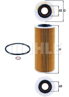 Oil Filter (OX 177/3D)