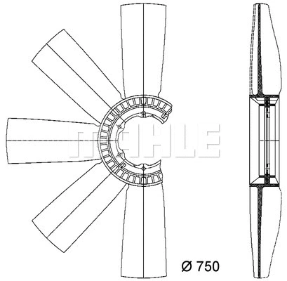 Fan Wheel, engine cooling