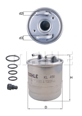 Fuel Filter (KL 490D)
