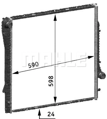 Radiator, engine cooling