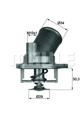 Thermostat, coolant (TI 2 92)