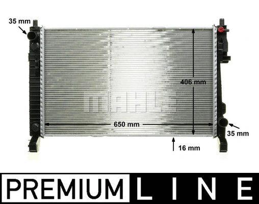Radiator, engine cooling