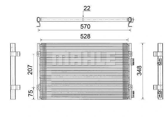 Condenser, air conditioning