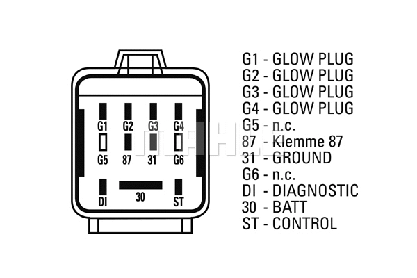 Control Unit, glow time