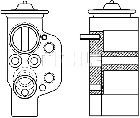 Expansion Valve, air conditioning (AVE 115 000P)