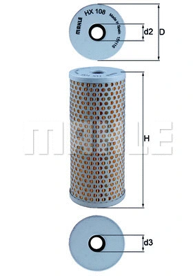 Hydraulic Filter, steering (HX 108)