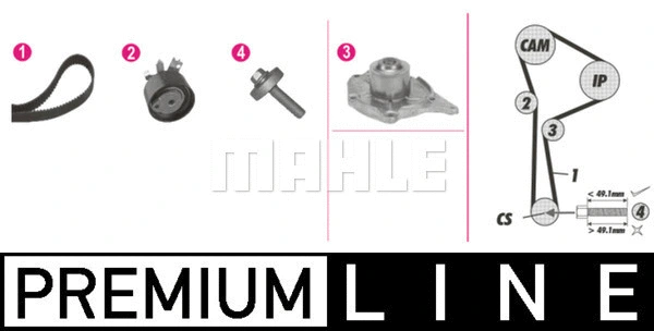 Water Pump & Timing Belt Kit