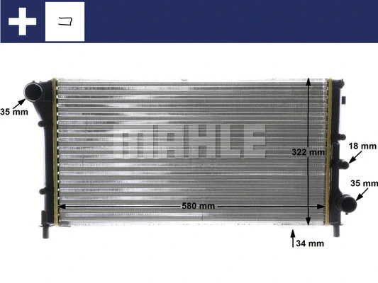 Radiator, engine cooling