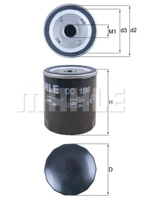 Oil Filter (OC 198)