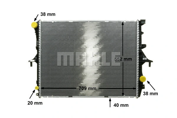 Radiator, engine cooling