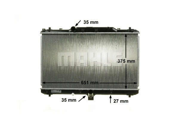 Radiator, engine cooling