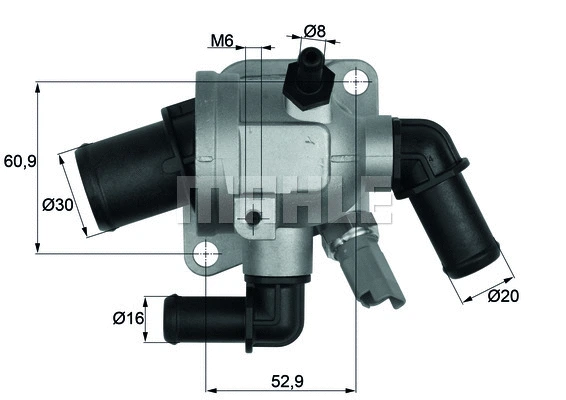 Thermostat, coolant (TI 173 88)
