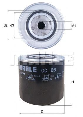 Oil Filter (OC 86)