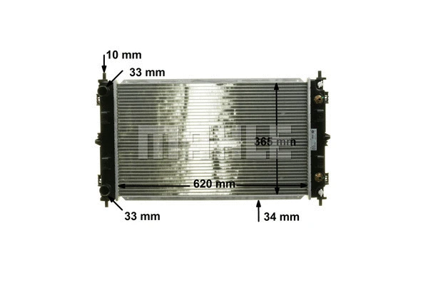 Radiator, engine cooling