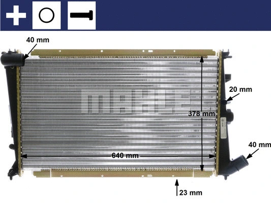 Radiator, engine cooling