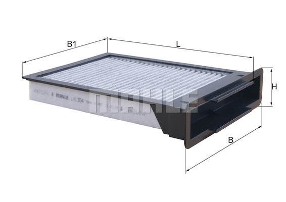 Filter, cabin air (LAK 304)
