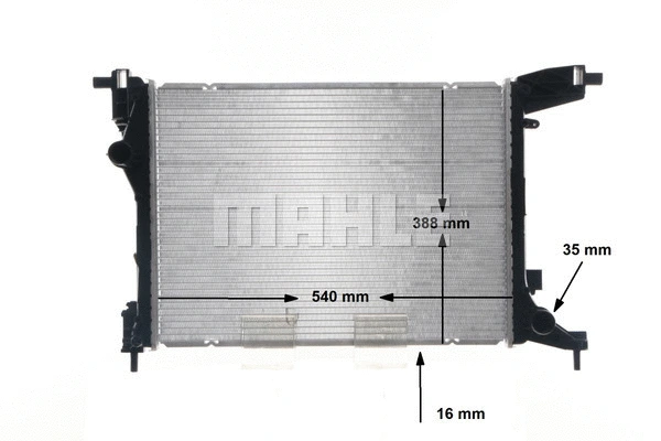 Radiator, engine cooling