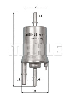 Fuel Filter (KL 871)