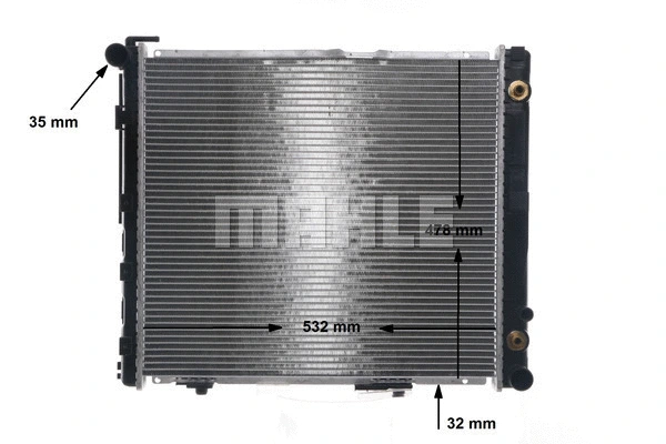 Radiator, engine cooling
