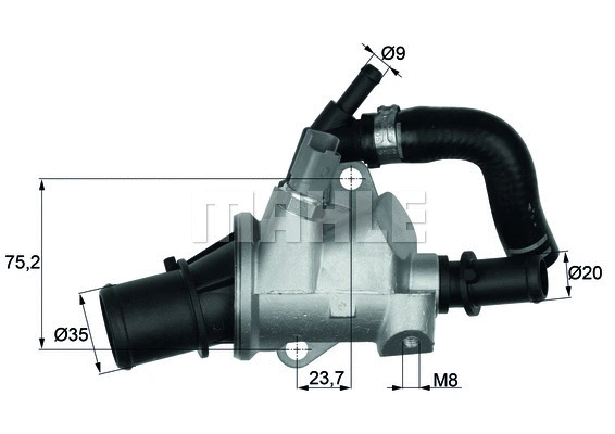 Thermostat, coolant (TI 146 88)