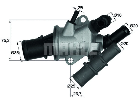 Thermostat, coolant (TI 165 88)