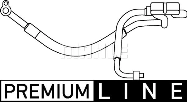 High-/Low Pressure Line, air conditioning