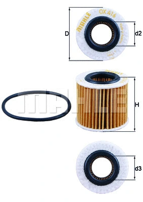 Oil Filter (OX 416D1)