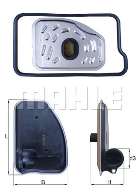 Hydraulic Filter, automatic transmission (HX 238D)