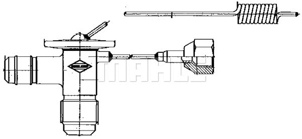 Expansion Valve, air conditioning (AVE 84 000S)