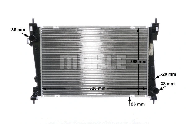 Radiator, engine cooling