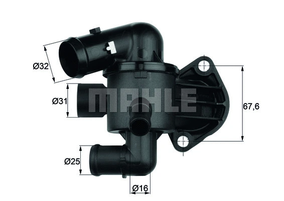 Thermostat, coolant (TI 33 87)