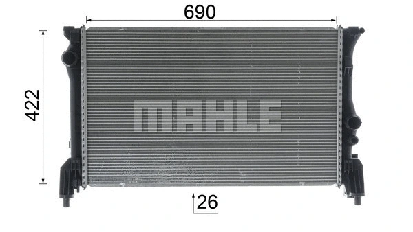Radiator, engine cooling
