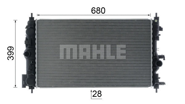 Radiator, engine cooling