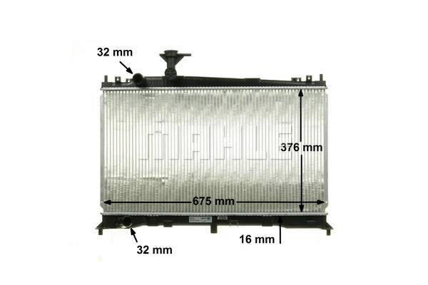 Radiator, engine cooling