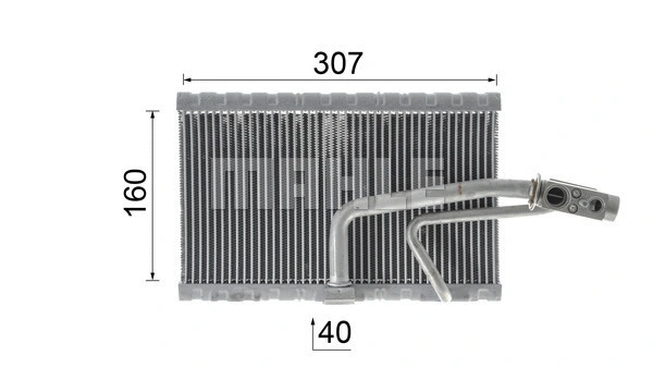 Evaporator, air conditioning