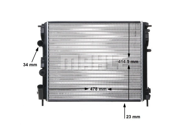 Radiator, engine cooling