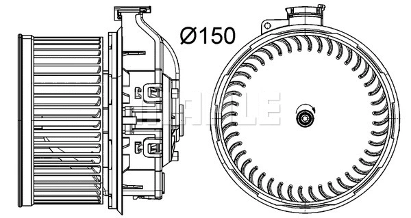 Interior Blower (AB 260 000P)