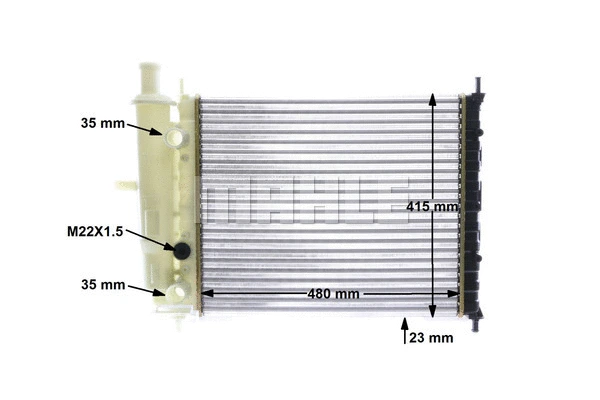 Radiator, engine cooling