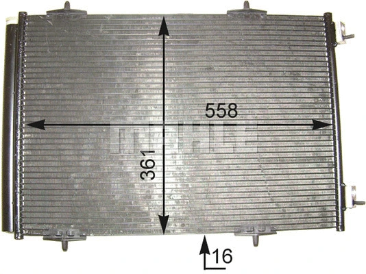 Condenser, air conditioning (AC 466 000P)