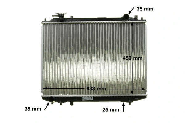 Radiator, engine cooling