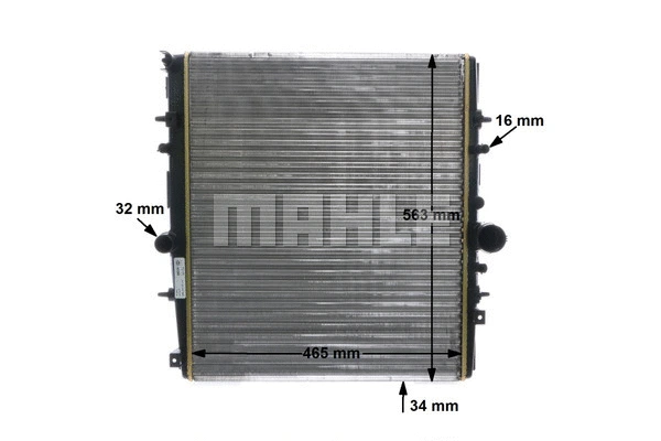 Radiator, engine cooling